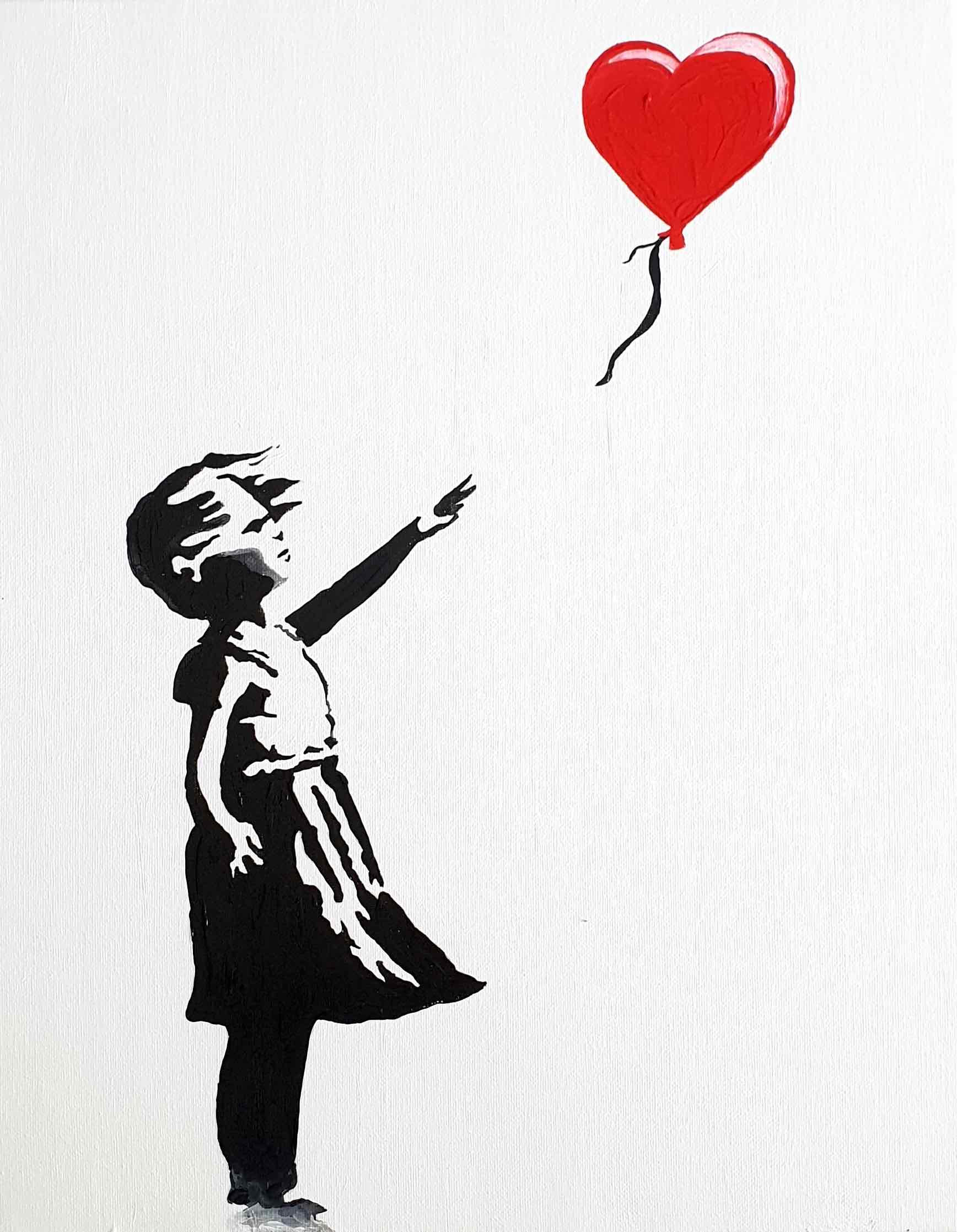 Quality Banksy Art Prints Photo Print (girl With Balloon 5E5