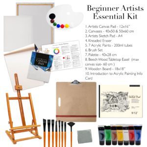 Essential Acrylic Painting Supplies! (Beginners) 